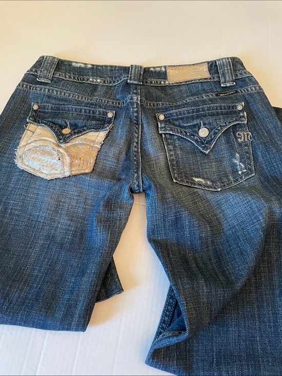 Miss Me Denim - Miss Me Dark Blue Straight Leg Jeans